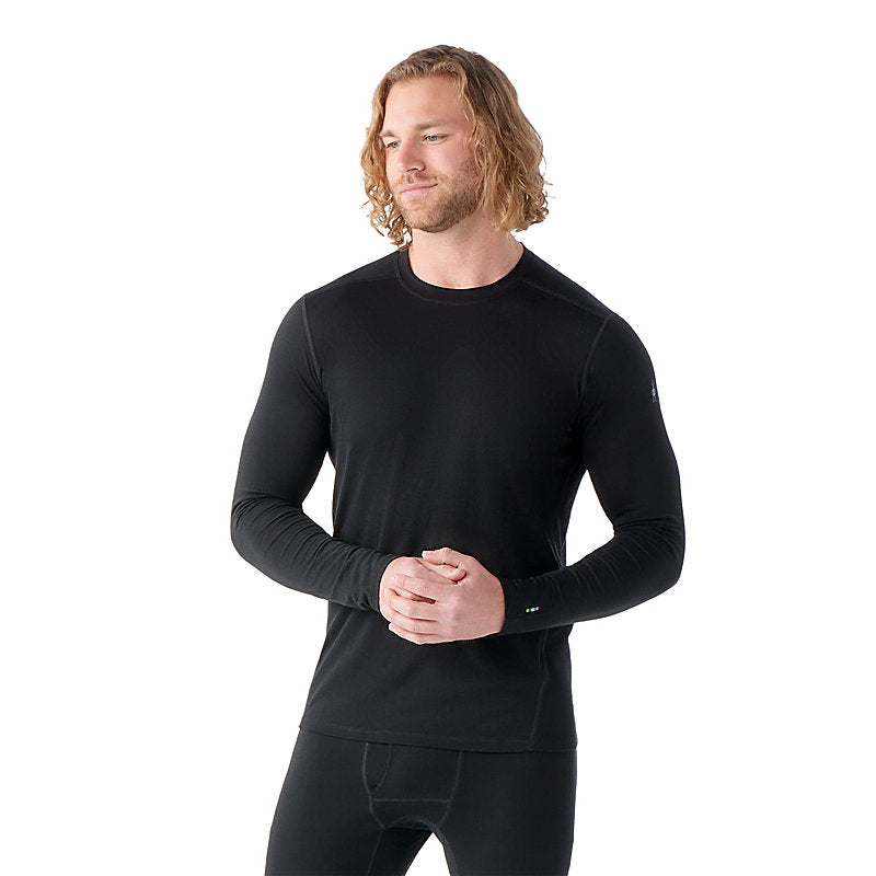 Smartwool Men's Classic All-season Merino Base Layer Long Sleeve Black