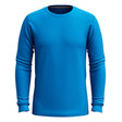 Smartwool Mens Classic All-Season Merino Base Layer Crew - Nival Blue Nival Blue