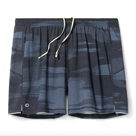 Smartwool Men's Active Lined Short Black Horizon Print