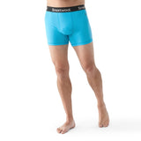 Smartwool Mens Active Boxer Brief Boxed Pool blue