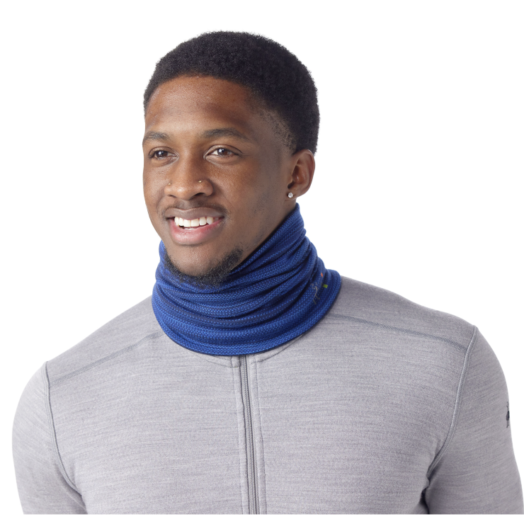 Smartwool Thermal Merino Reversible Neck Gaiter - Deep Navy Color Shift Deep Navy Color Shift