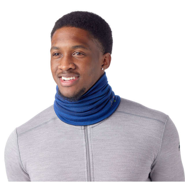 Smartwool Thermal Merino Reversible Neck Gaiter - Deep Navy Color Shift Deep Navy Color Shift