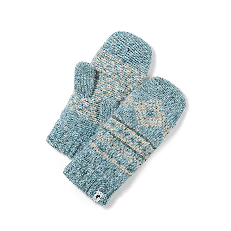 Smartwool Hudson Trail Nordic Mitten Blue ice