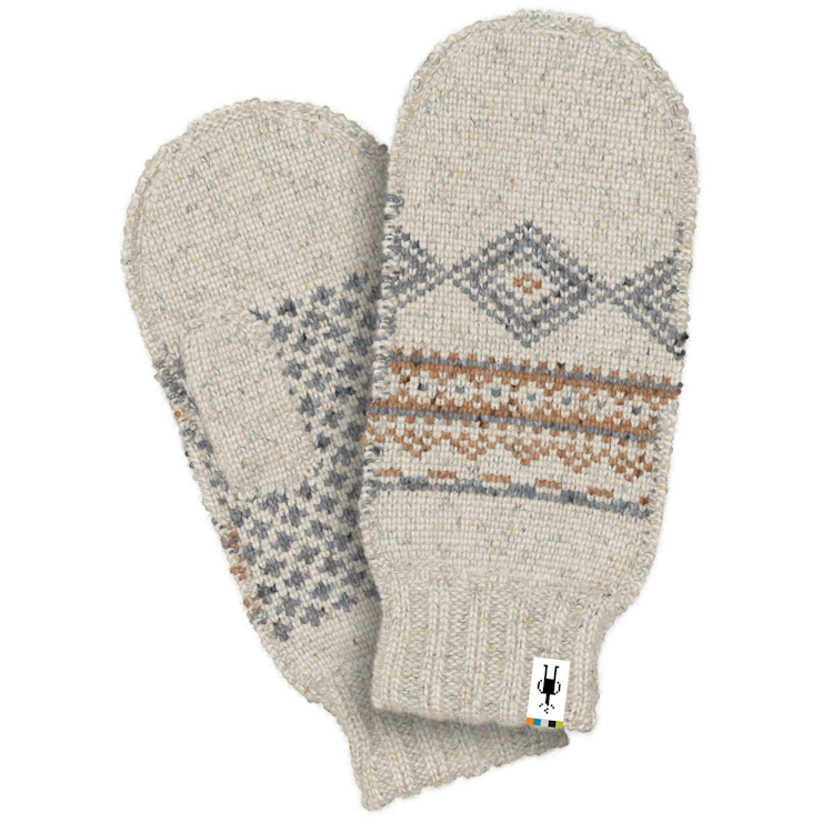 Smartwool Hudson Trail Nordic Mitten - Oat Heather Oat Heather