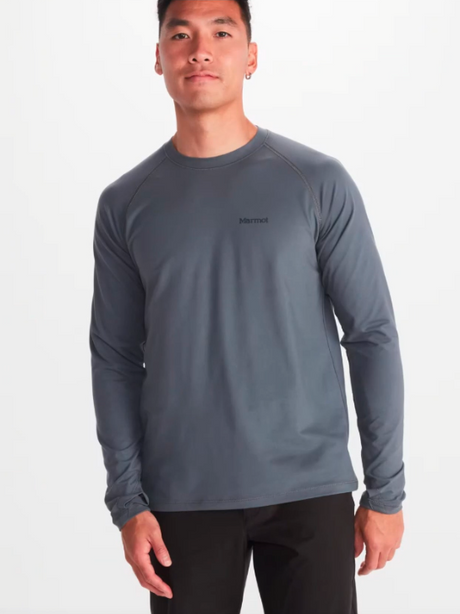 Marmot Men's Windridge Long-sleeve T-shirt / Steel Onyx