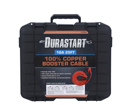 Dura Start 1GA 25FT Copper Jumper Cables