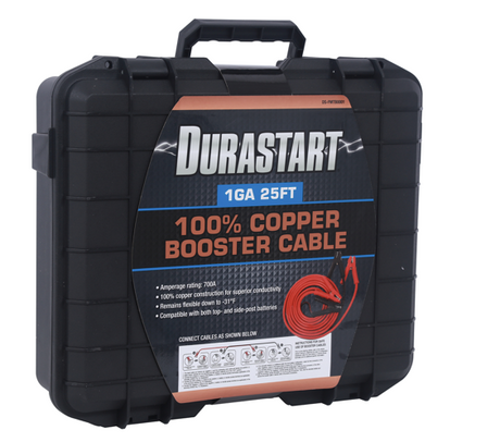 Dura Start 1GA 25FT Copper Jumper Cables