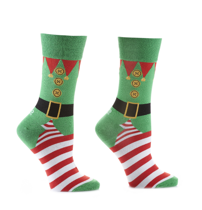 YO Sox Santa's Helper - Cotton Crew Socks