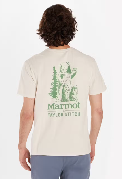 Marmot Men's Cotton Trail Buddies Short Sleeve Tee - Papyrus