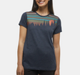 Tentree Women's Retro Juniper T-Shirt - Meteorite Black Heather/Burlwood Meteorite Black Heather/Burlwood