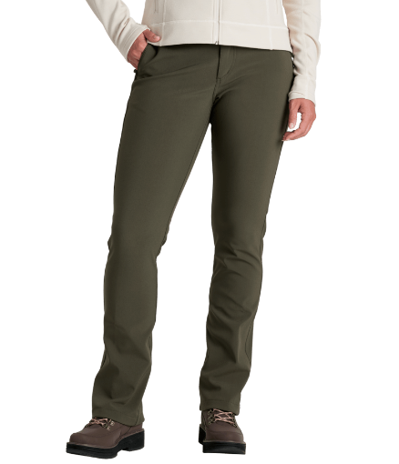 Kuhl Clothing Women's Frost Softshell Pant - Black Olive Black Olive /  / 32