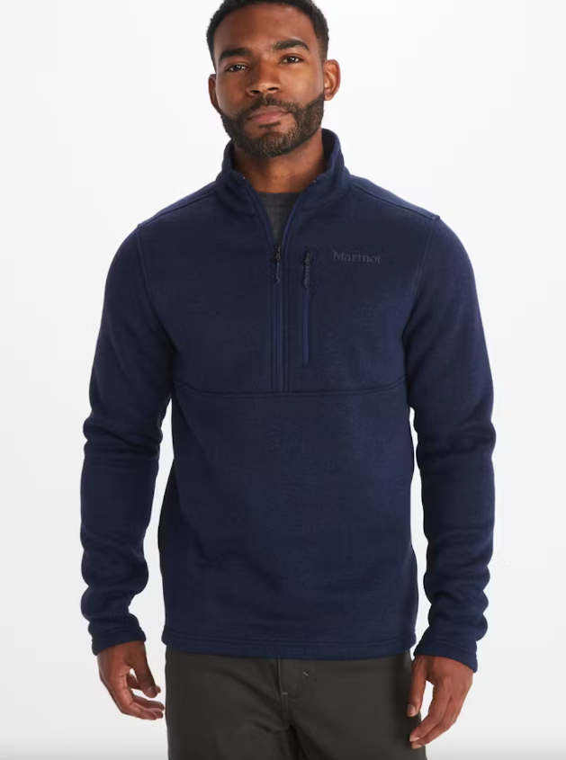 Marmot Men's Drop Line Half-Zip Jacket - Arctic Navy Arctic Navy