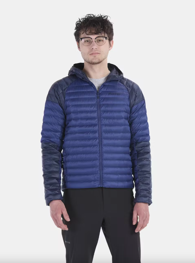 Marmot Men's Hype Down Hoodie - Arctic Navy/Twilight Blue Arctic Navy/Twilight Blue