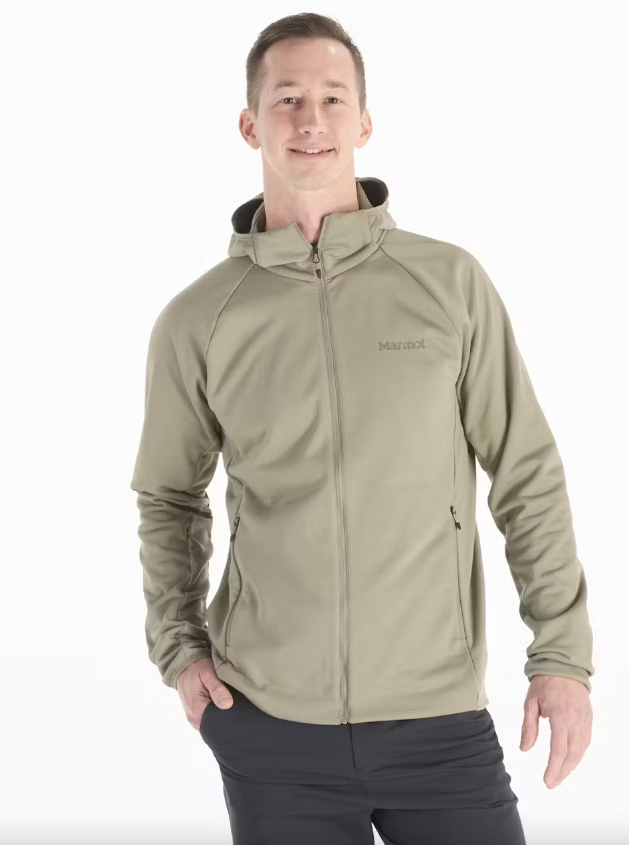 Marmot Men's Leconte Full-Zip Hoodie - Vetiver Vetiver