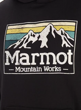 Men's Marmot Mountain Works Gradient Hoodie - Black