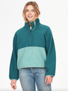 Marmot Women's Aros Fleece Half-Zip Fleece - Dark Jungle/Blue Agave Dark Jungle/Blue Agave