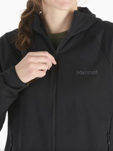 Marmot Women's Leconte Full-Zip Fleece Hoodie - Black