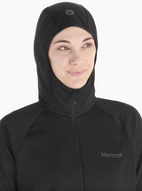 Marmot Women's Leconte Full-Zip Fleece Hoodie - Black