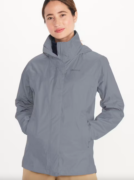 Marmot Women's PreCip Eco Jacket - Steel Onyx Steel Onyx