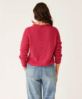 Carve Designs Women's Monroe Sweater - Raspberry