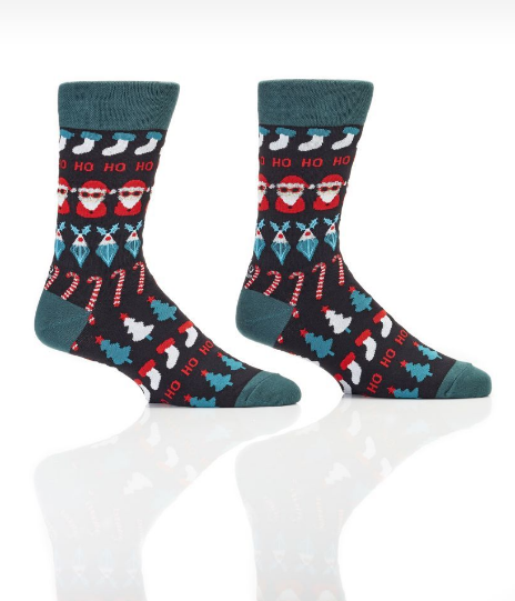 YO Sox Fair Isle Christmas - Cotton Dress Crew Socks