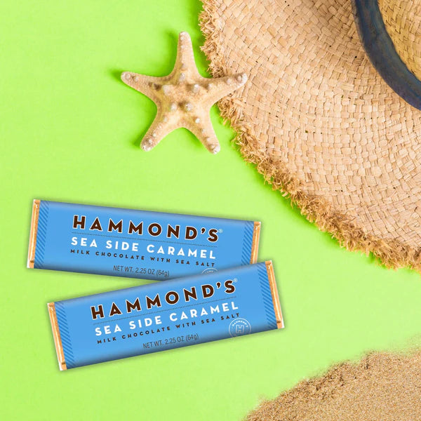 Hammond's Candies Sea Side Caramel Milk Chocolate Bar