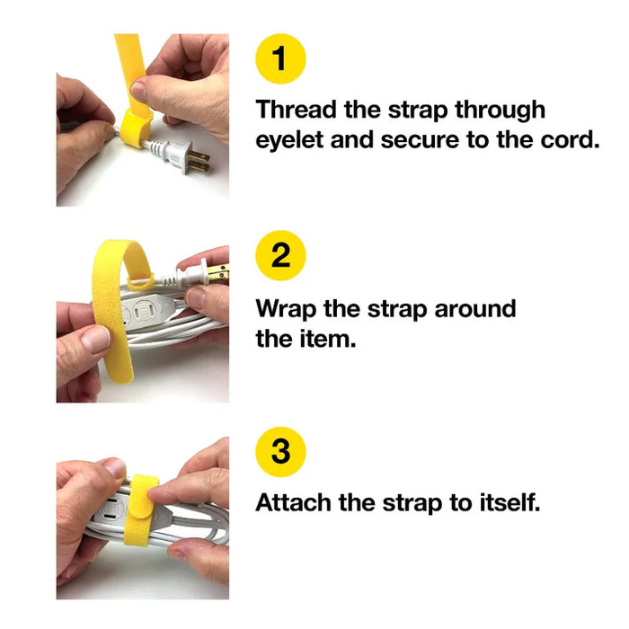 Wrap It Self-Gripping Cable Ties - 20 Pack
