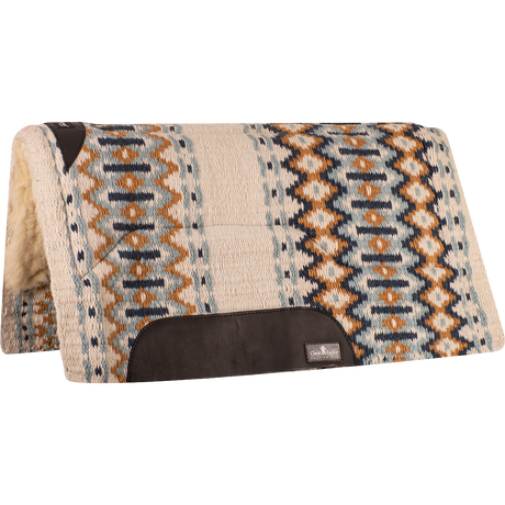 Classic Equine SensorFlex Blanket Straight Pad - Cream / Blue