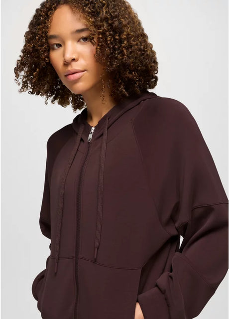 Prana Shea Full Zip Hoodie - Mocha