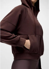Prana Shea Full Zip Hoodie - Mocha