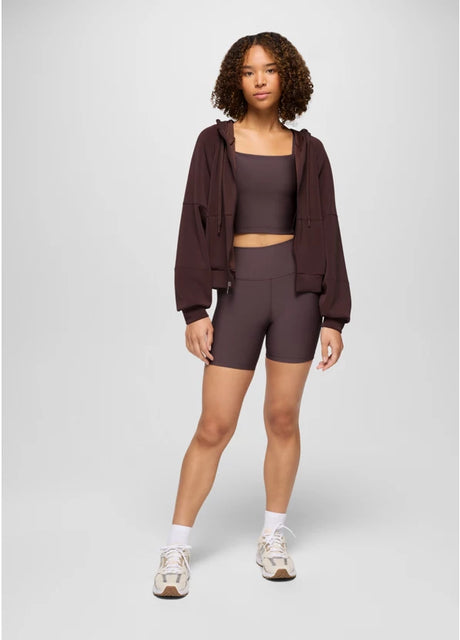 Prana Shea Full Zip Hoodie - Mocha