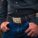 Montana Silversmiths Simple Classic Square Belt Buckle