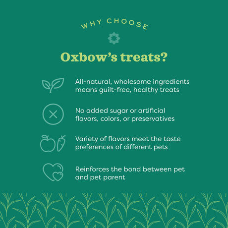 Oxbow Animal Health Simple Rewards Baked Treats with Bell Pepper - 3oz.