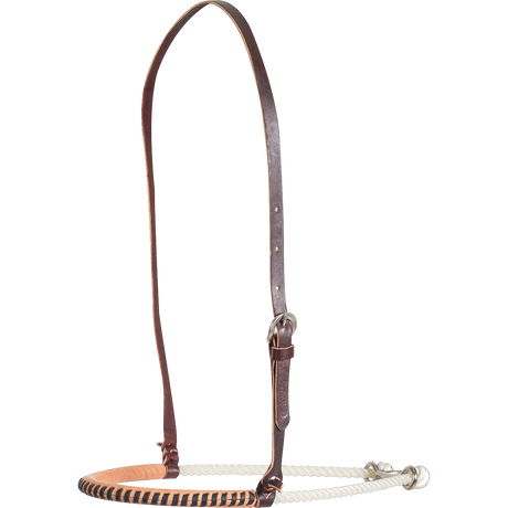 Martin Saddlery Single Rope Noseband - Black Lace