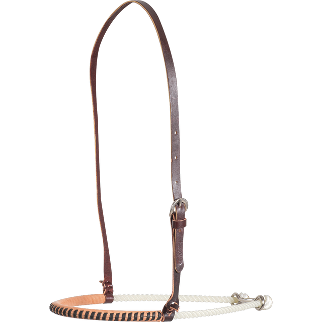 Martin Saddlery Single Rope Noseband - Black Lace