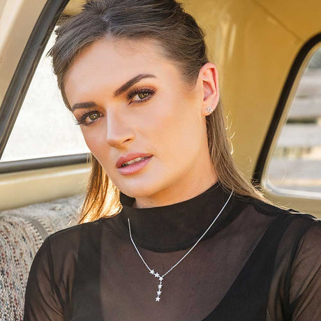 Montana Silversmiths Single Star Crystal Earrings