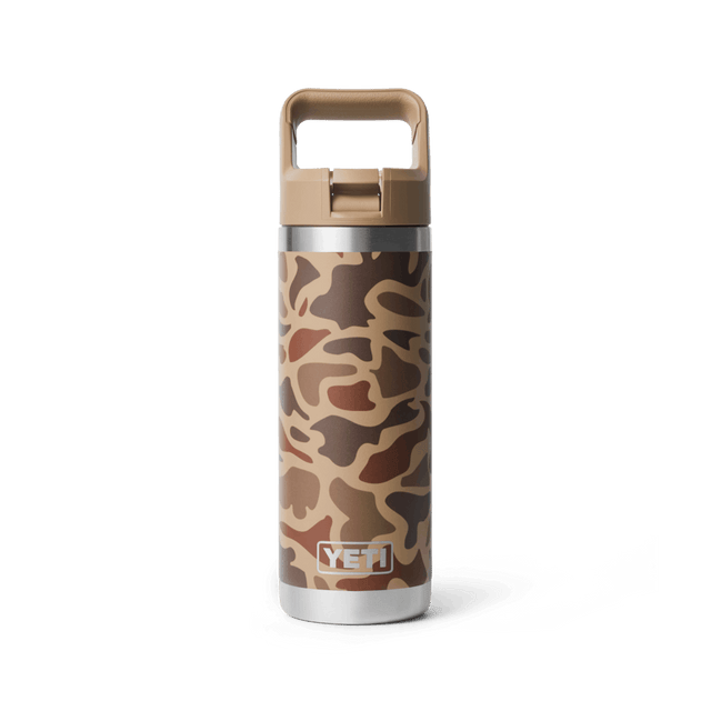 Yeti Rambler Straw Bottle Wetlands Camo 18oz Wetlands camo