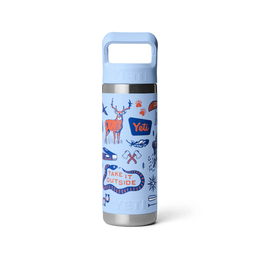 Rambler C Straw Bottle 18oz, Big Sky/summer Camp
