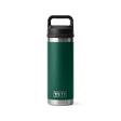 Yeti Rambler Bottle Chug Black Forest Green 18oz Black forest green