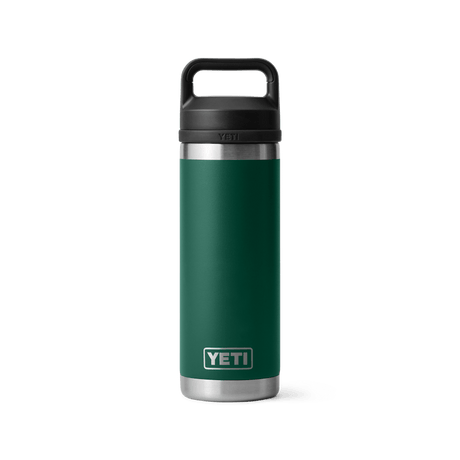 Yeti Rambler Bottle Chug Black Forest Green 18oz Black forest green
