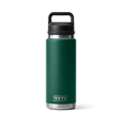Yeti Rambler Bottle Chug Black Forest Green 26oz Black forest green