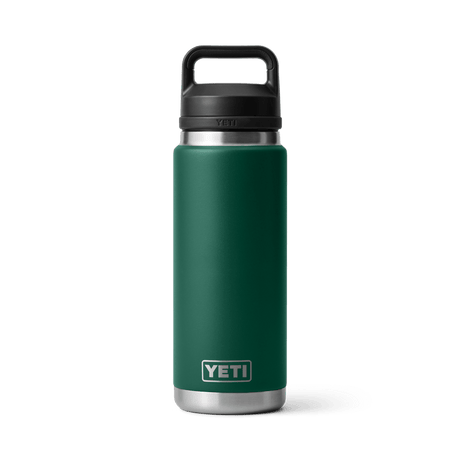 Yeti Rambler Bottle Chug Black Forest Green 26oz Black forest green