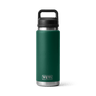 Yeti Rambler Bottle Chug Black Forest Green 26oz Black forest green