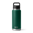 Yeti Rambler Bottle Chug Black Forest Green 36oz Black forest green