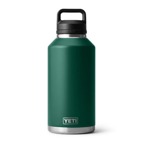 Yeti Rambler Bottle Chug Black Forest Green 64oz Black forest green