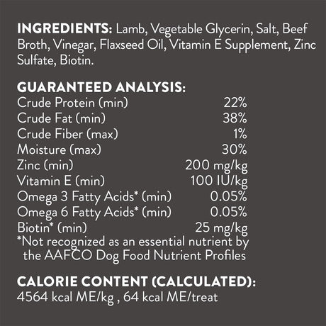 Dogswell Skin & Coat Jerky Dog Treats (Lamb Recipe) - 10oz