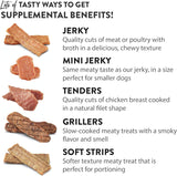 Dogswell Skin & Coat Jerky Dog Treats (Lamb Recipe) - 10oz