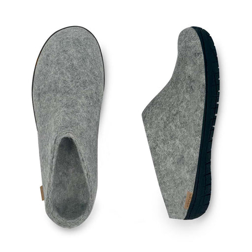 Glerups Slip-On with Natural Rubber Sole - Charcoal/Black Charcoal/Black
