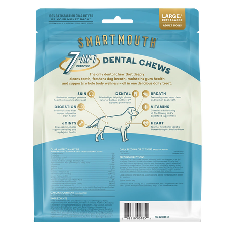 The Missing Link Smartmouth Dental Chew For Dogs