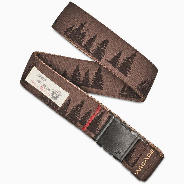 Arcade Belts Smokey Bear Prevent Wildfires Belt Med Brown